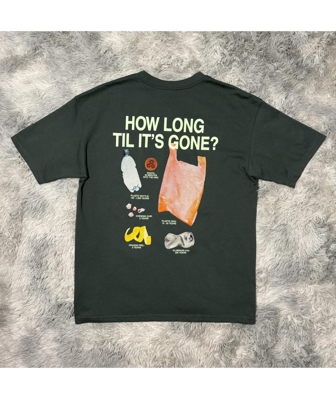 NIKE Хаки хлопко-полиэстеровая футболка, фото 2