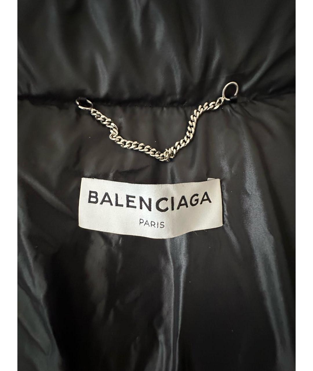 BALENCIAGA Черный пуховик, фото 4