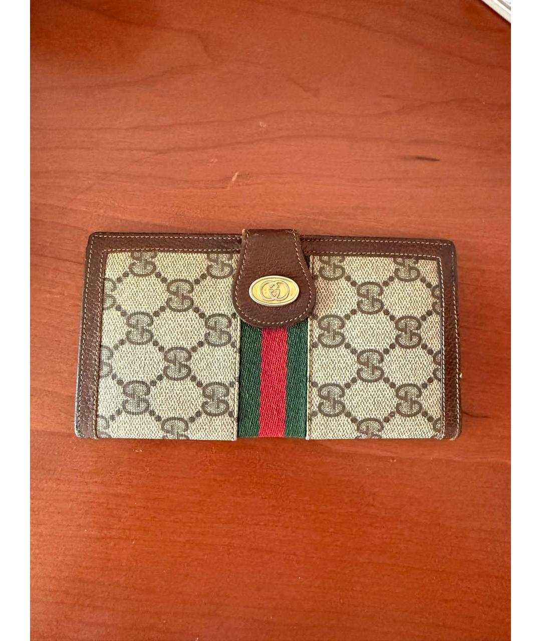 GUCCI Бежевый кошелек, фото 5