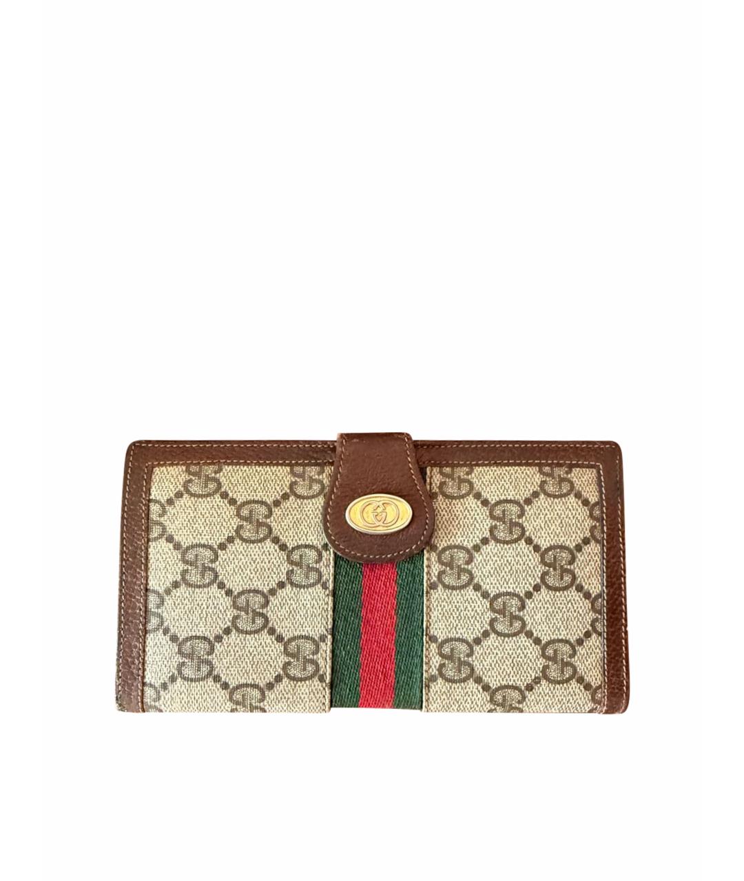 GUCCI Бежевый кошелек, фото 1