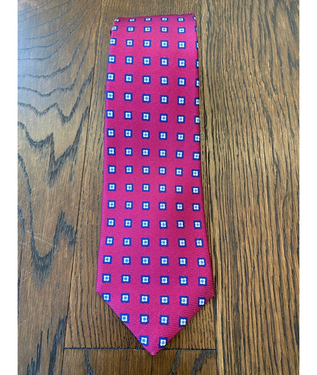 KITON Фуксия шелковый галстук, фото 5