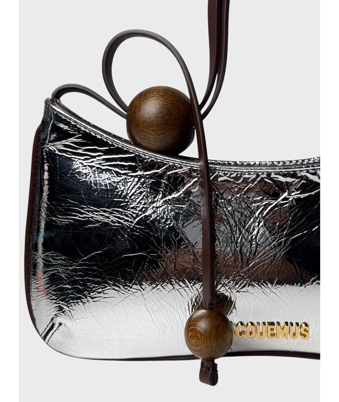 JACQUEMUS Кожаная сумка с короткими ручками, фото 4