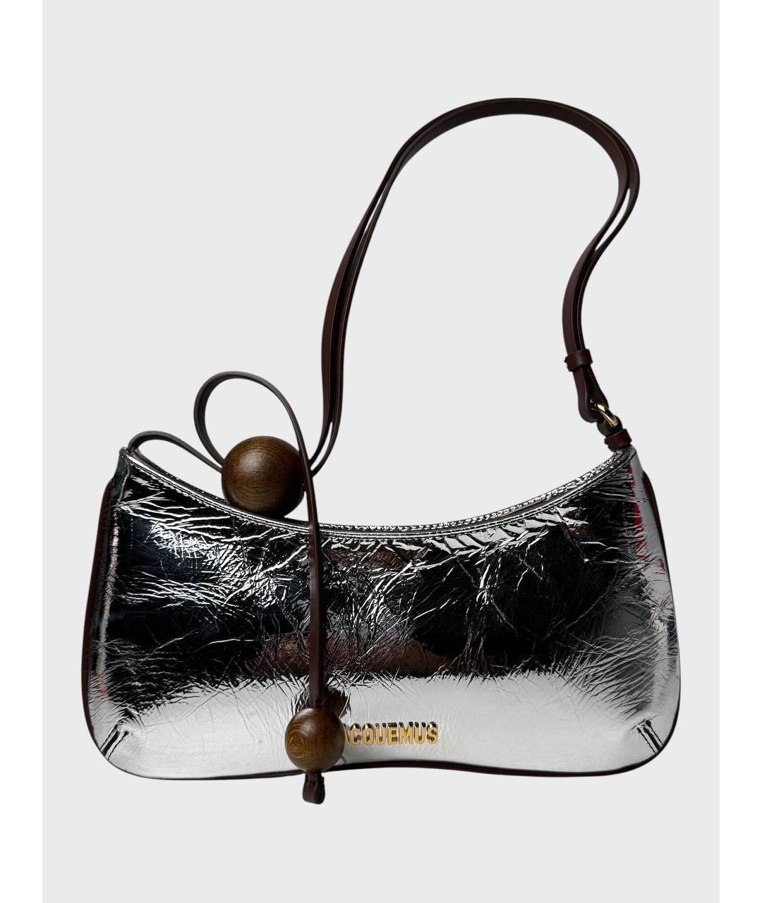 JACQUEMUS Кожаная сумка с короткими ручками, фото 2