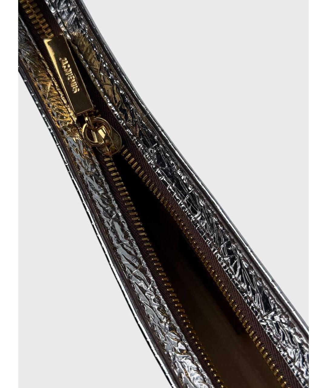 JACQUEMUS Кожаная сумка с короткими ручками, фото 5