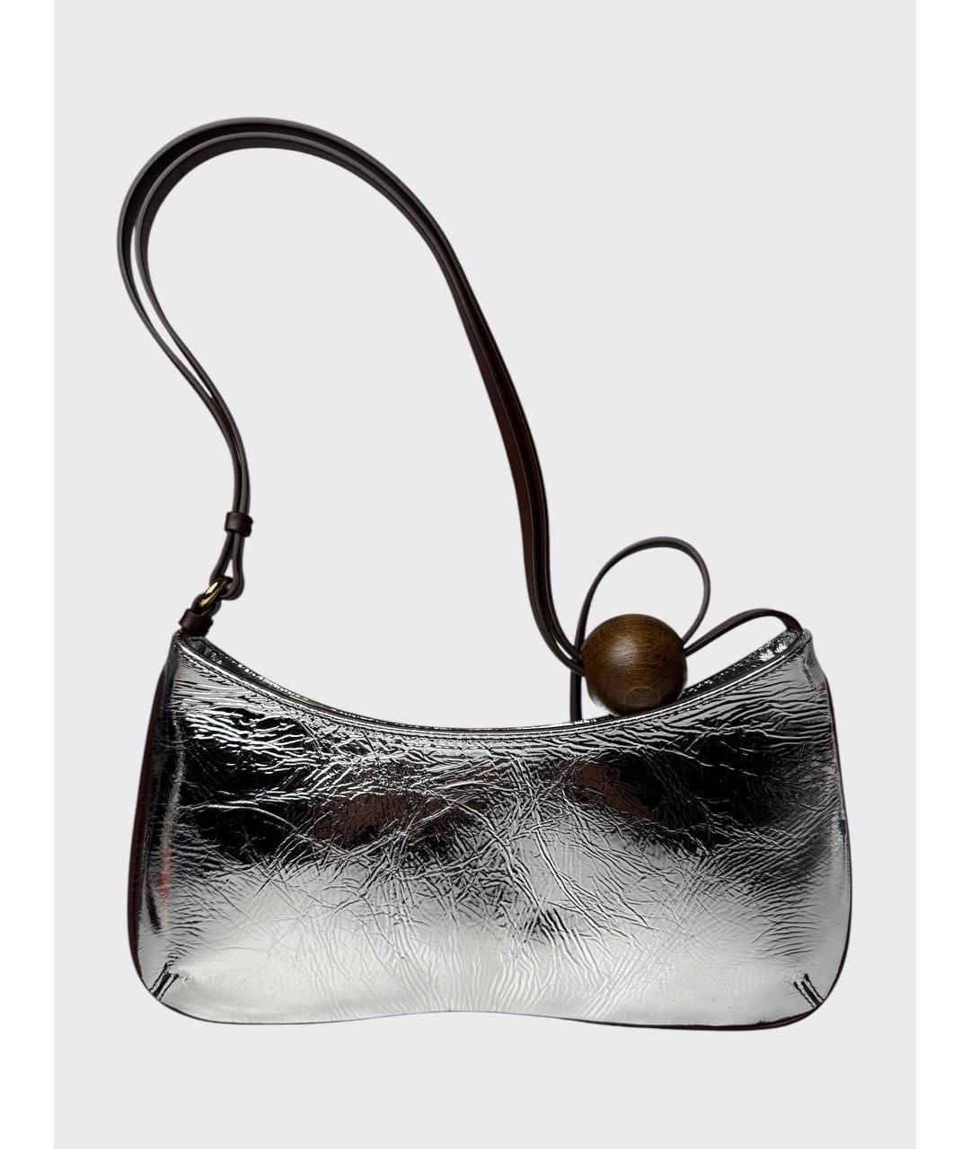 JACQUEMUS Кожаная сумка с короткими ручками, фото 3