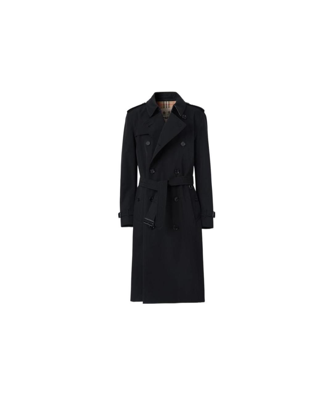 BURBERRY Черный тренч / плащ, фото 1
