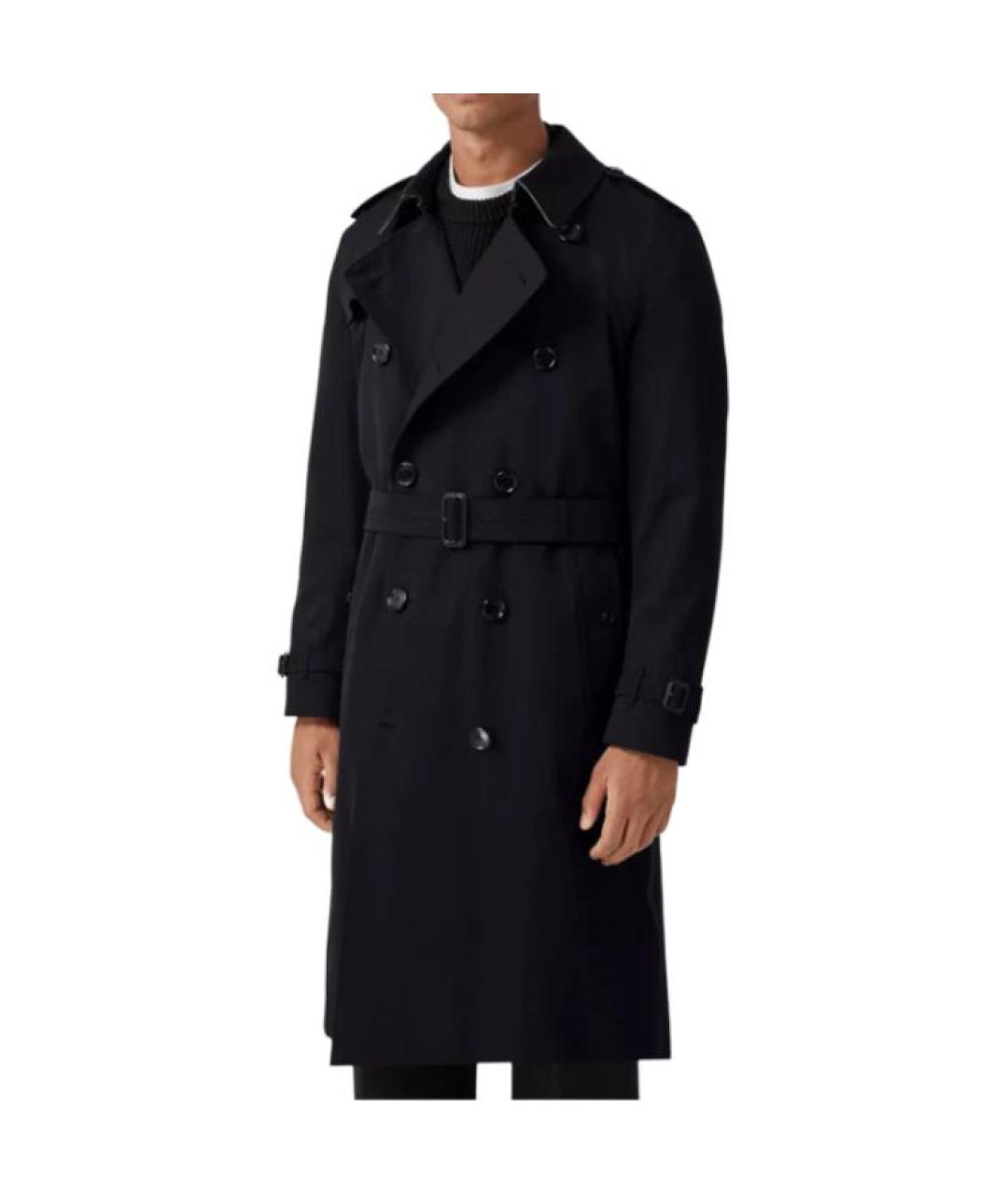 BURBERRY Черный тренч / плащ, фото 5