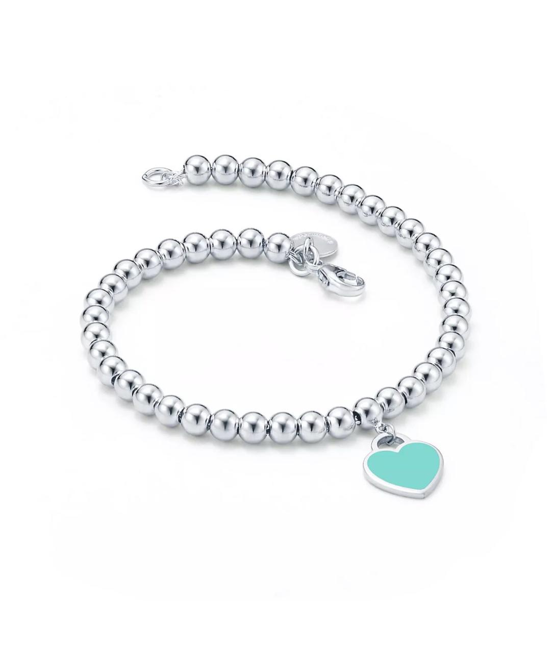 TIFFANY&CO Бирюзовый серебряный браслет, фото 2