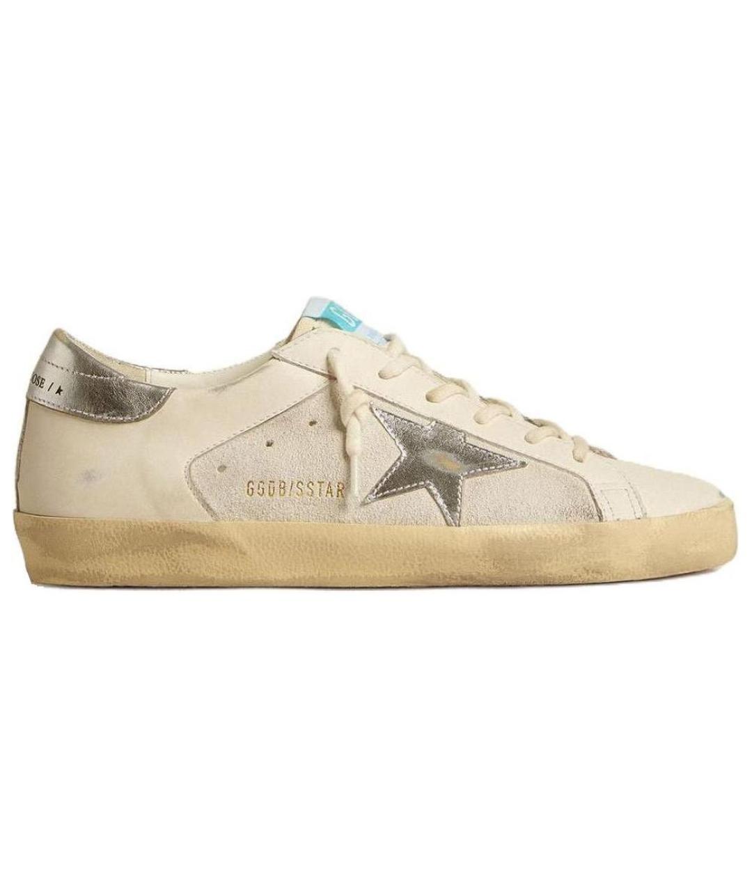 GOLDEN GOOSE DELUXE BRAND Бежевые кеды, фото 1
