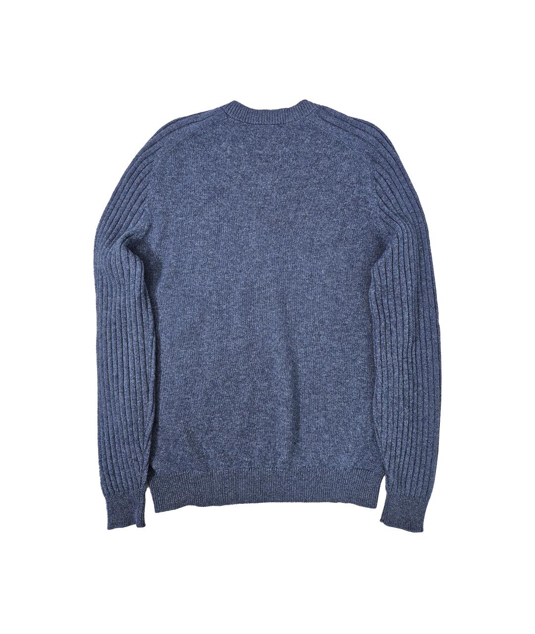 BRUNELLO CUCINELLI Темно-синий кашемировый джемпер / свитер, фото 2