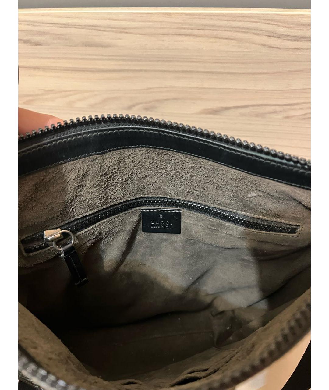 GUCCI Бежевая кожаная сумка на плечо, фото 4