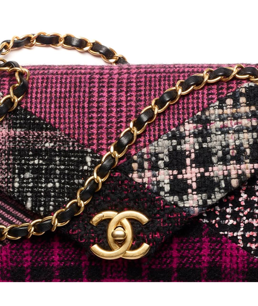 CHANEL Мульти твидовая сумка через плечо, фото 3