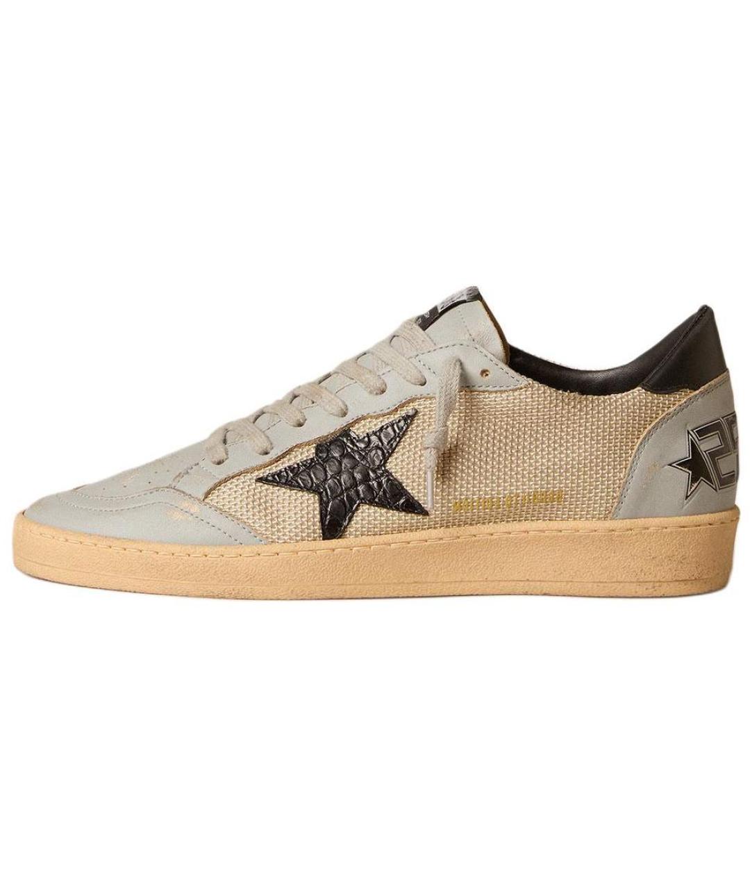 GOLDEN GOOSE DELUXE BRAND Коричневые низкие кроссовки / кеды, фото 2