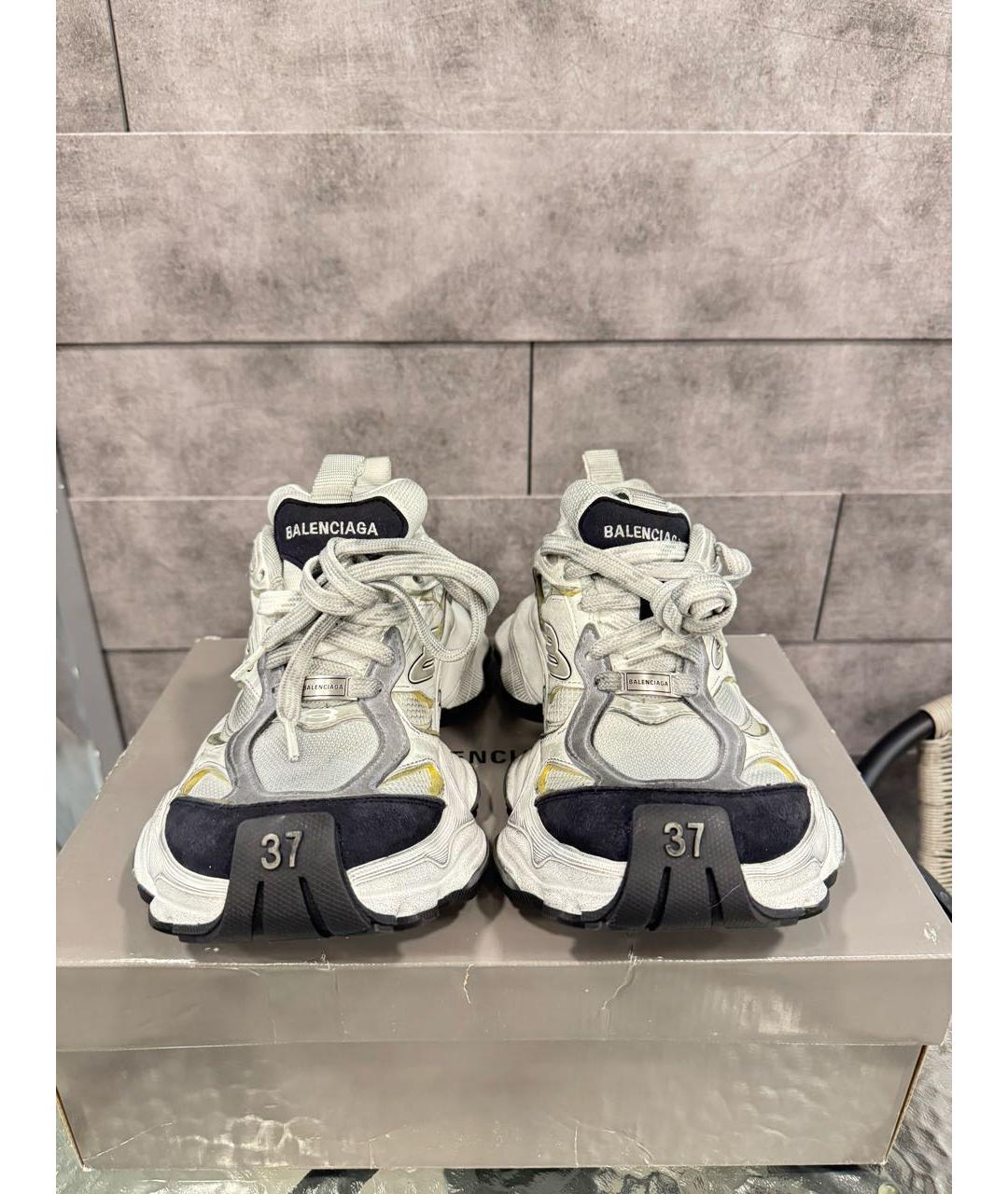 BALENCIAGA Белые кроссовки, фото 2