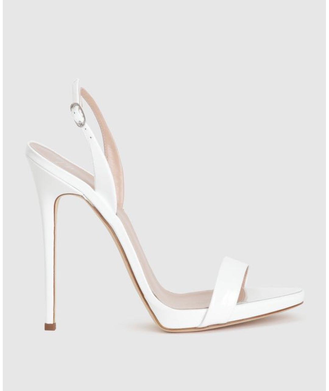 GIUSEPPE ZANOTTI DESIGN Белые босоножки, фото 9