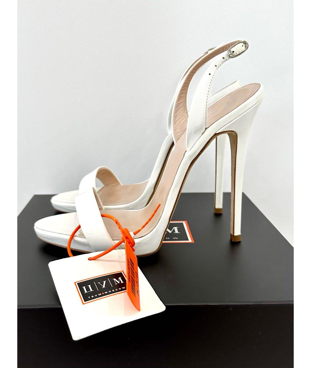 GIUSEPPE ZANOTTI DESIGN Белые босоножки, фото 2