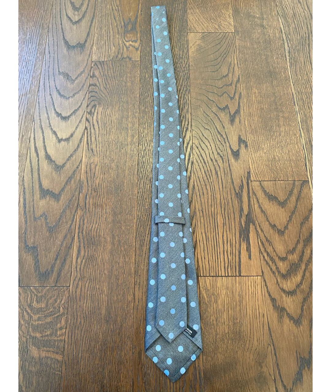 KITON Серый шелковый галстук, фото 3