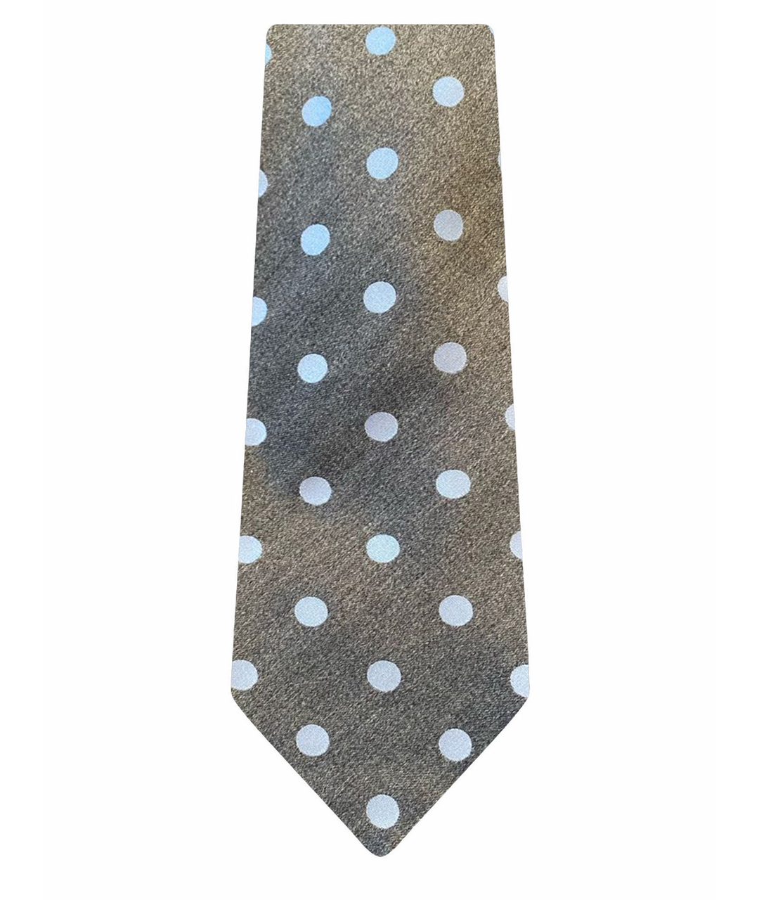 KITON Серый шелковый галстук, фото 1