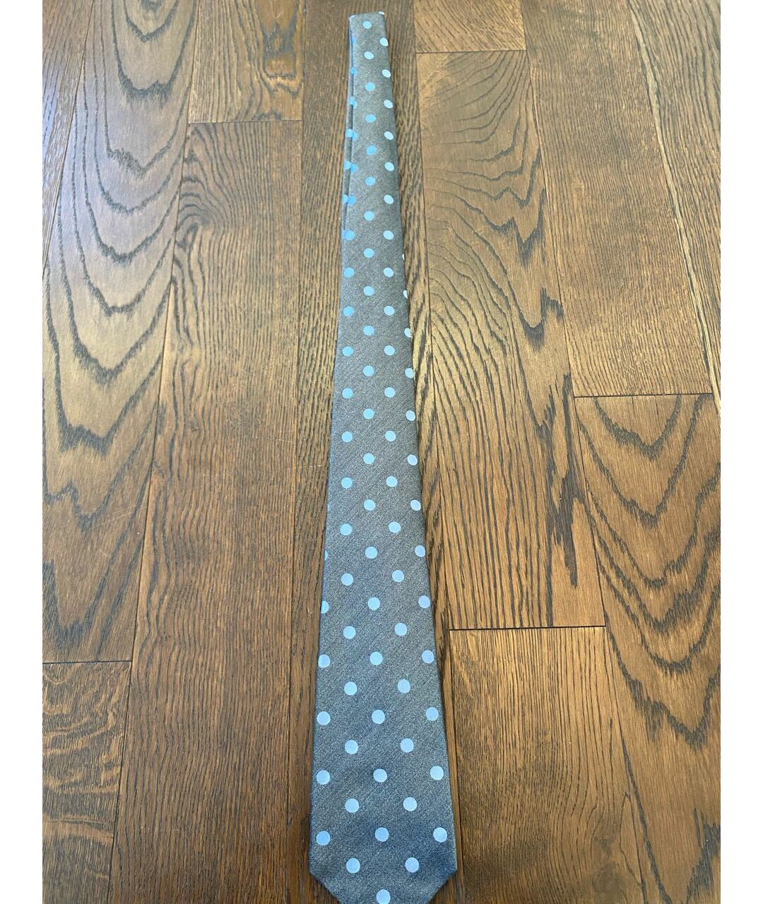 KITON Серый шелковый галстук, фото 2