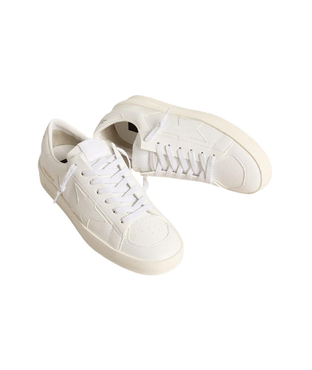 GOLDEN GOOSE DELUXE BRAND Белые низкие кроссовки / кеды, фото 3