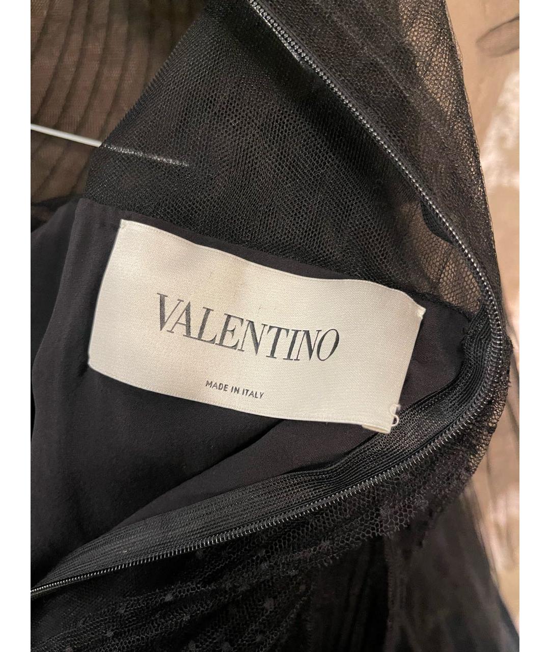 VALENTINO Черное вечернее платье, фото 3