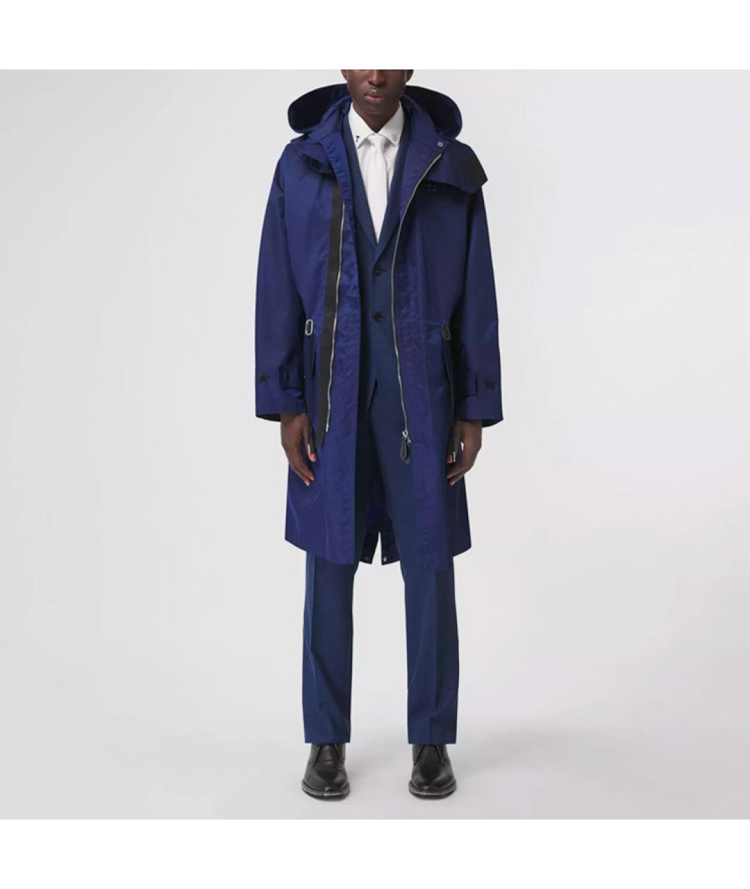 BURBERRY Фиолетовый тренч / плащ, фото 2