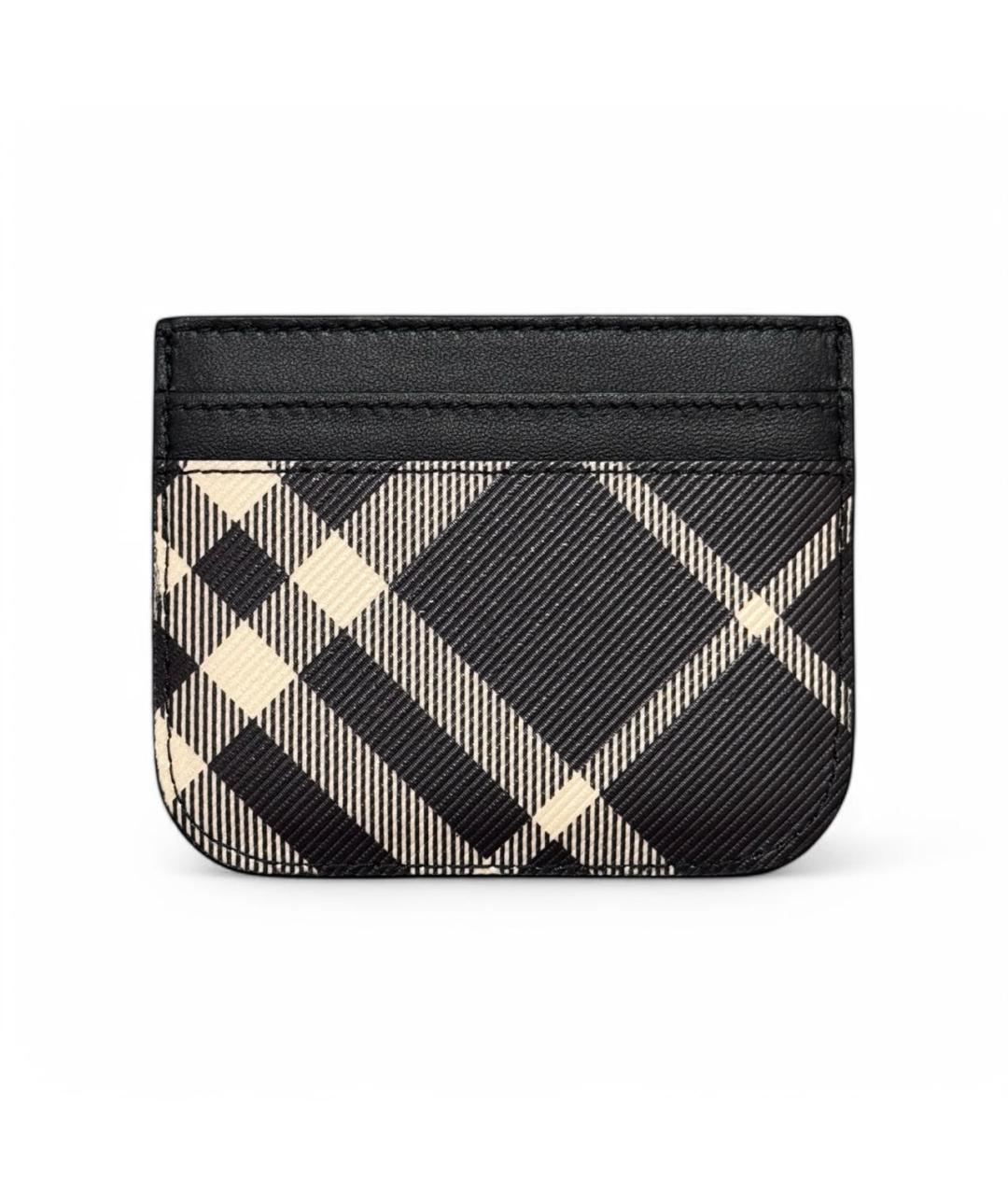BURBERRY Черный кожаный кардхолдер, фото 5