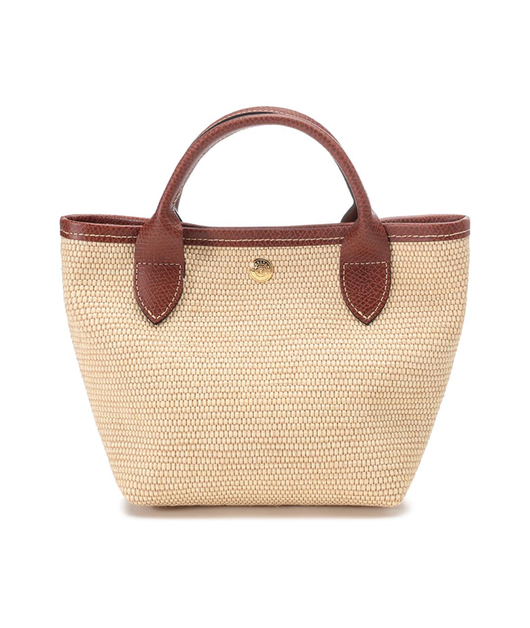 LONGCHAMP Коричневая тканевая сумка через плечо, фото 3