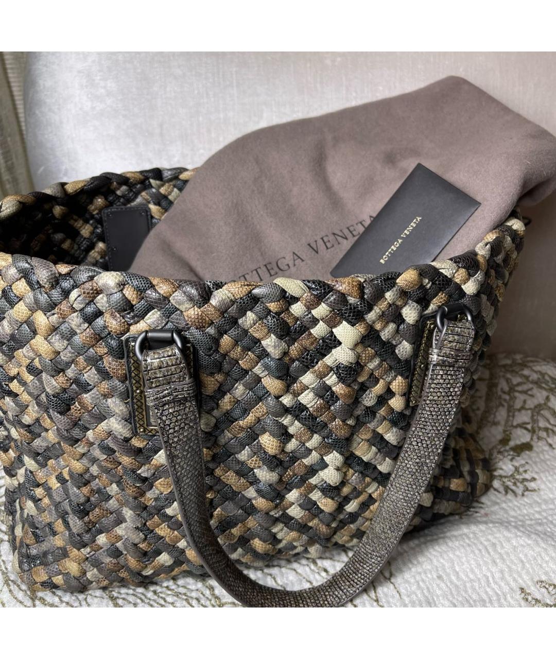 BOTTEGA VENETA Сумка тоут из экзотической кожи, фото 2