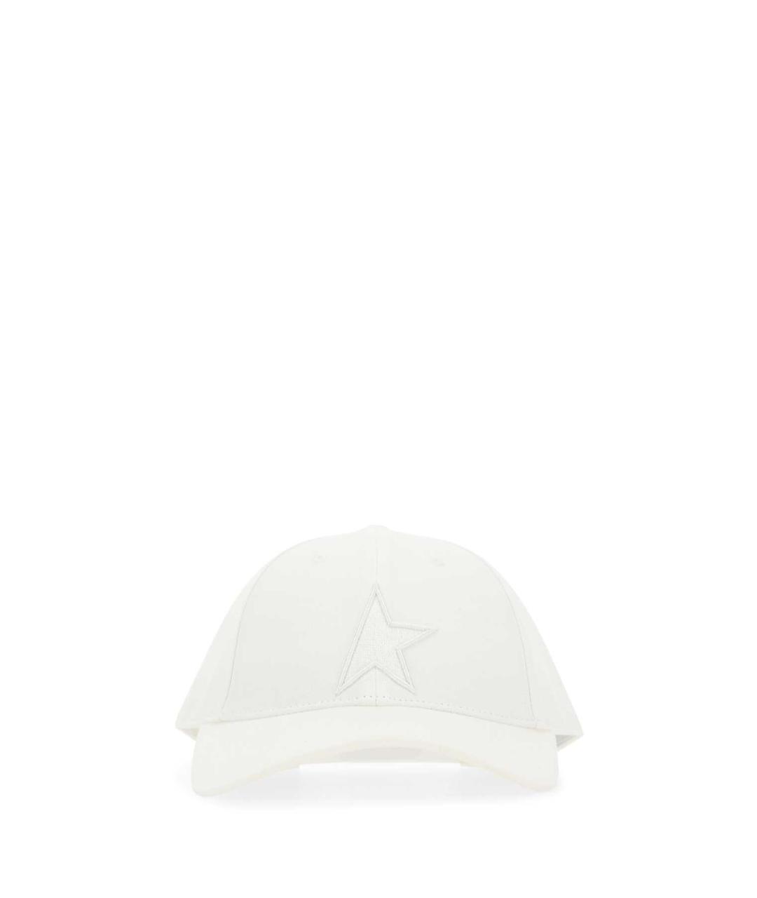 GOLDEN GOOSE DELUXE BRAND Белая хлопковая кепка/бейсболка, фото 1