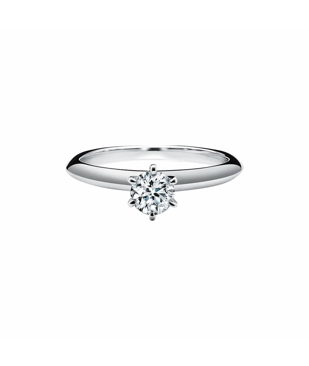 TIFFANY&CO Серебряное платиновое кольцо, фото 1