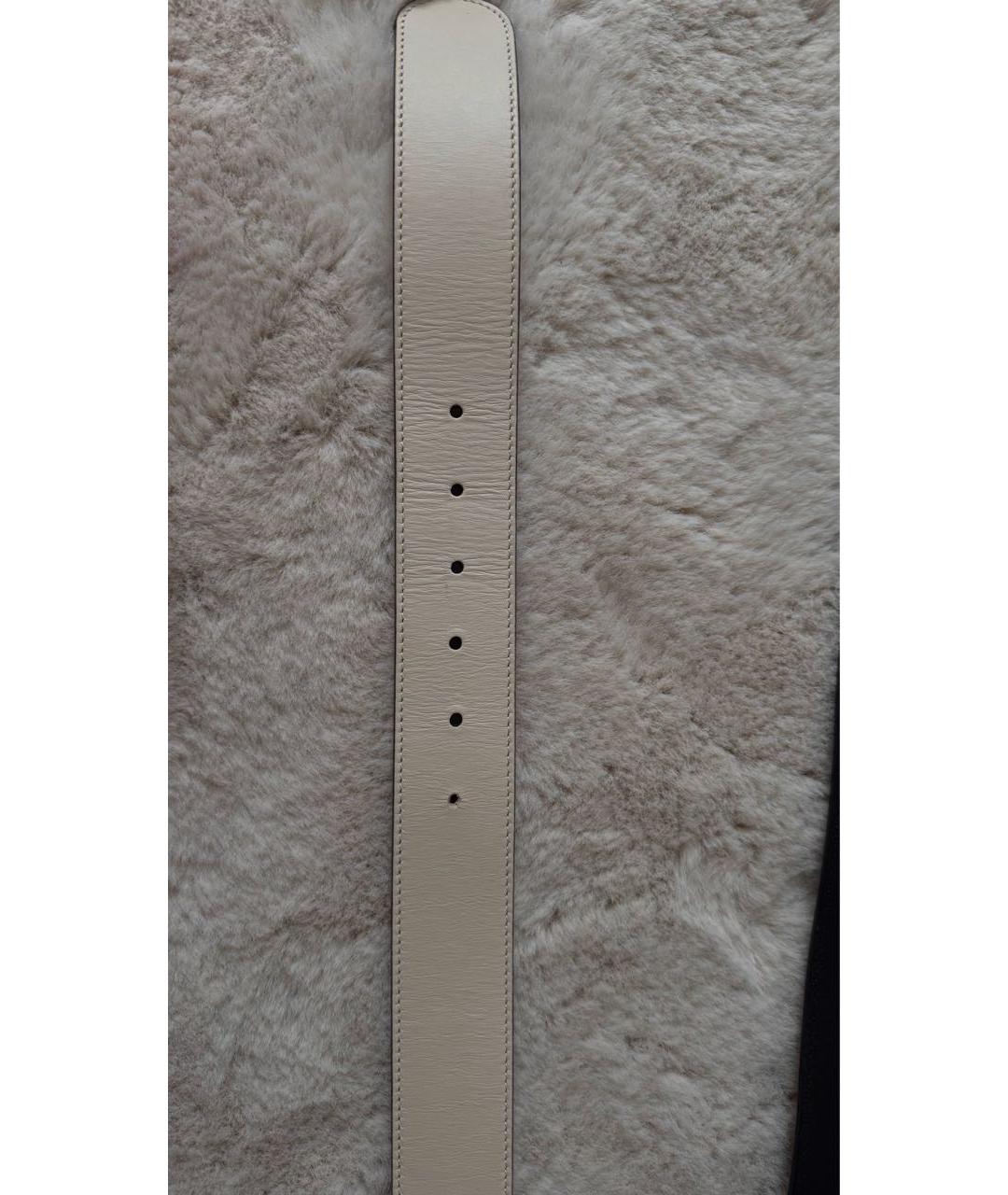 GUCCI Белый кожаный ремень, фото 4