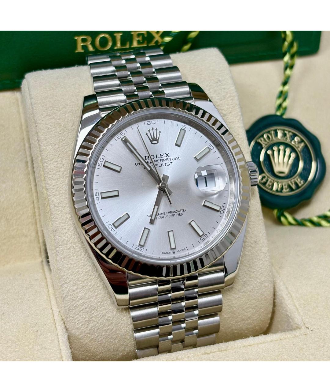 ROLEX Часы из белого золота, фото 3