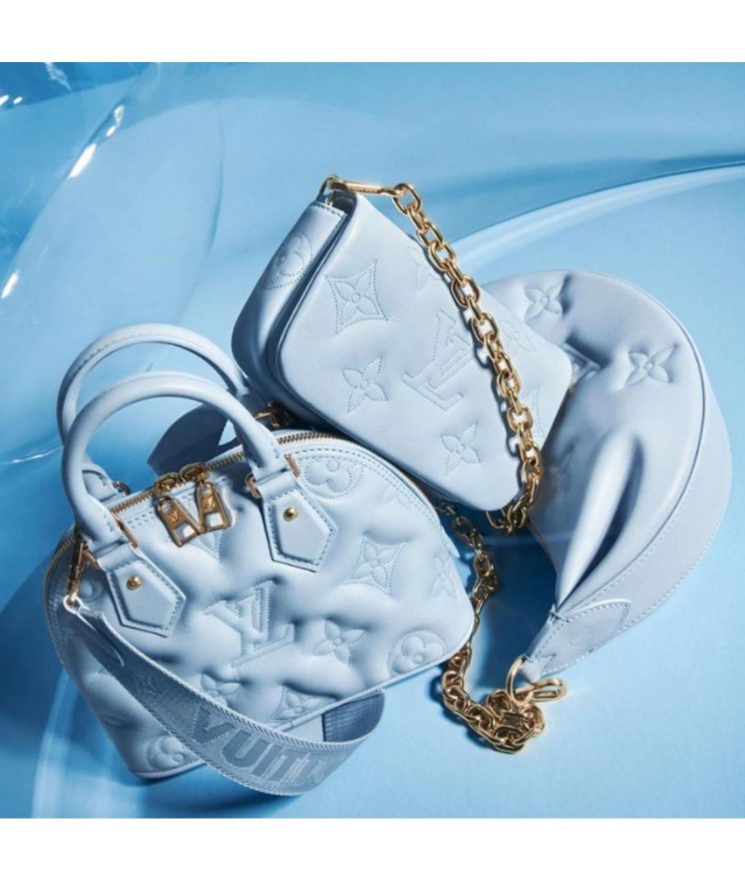 LOUIS VUITTON Черная кожаная сумка через плечо, фото 9
