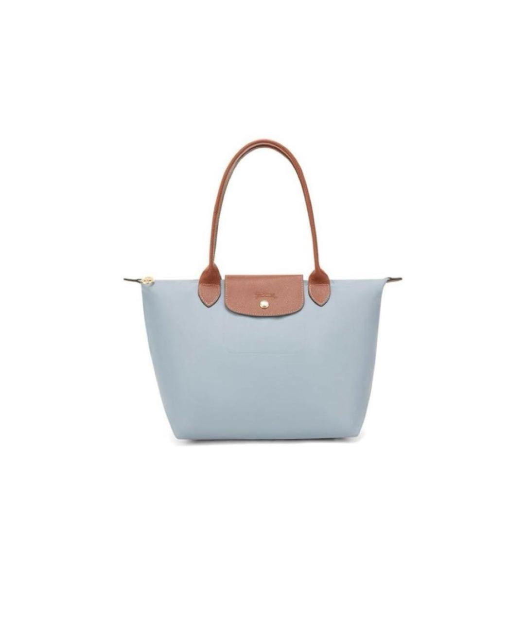 LONGCHAMP Серая синтетическая сумка тоут, фото 1