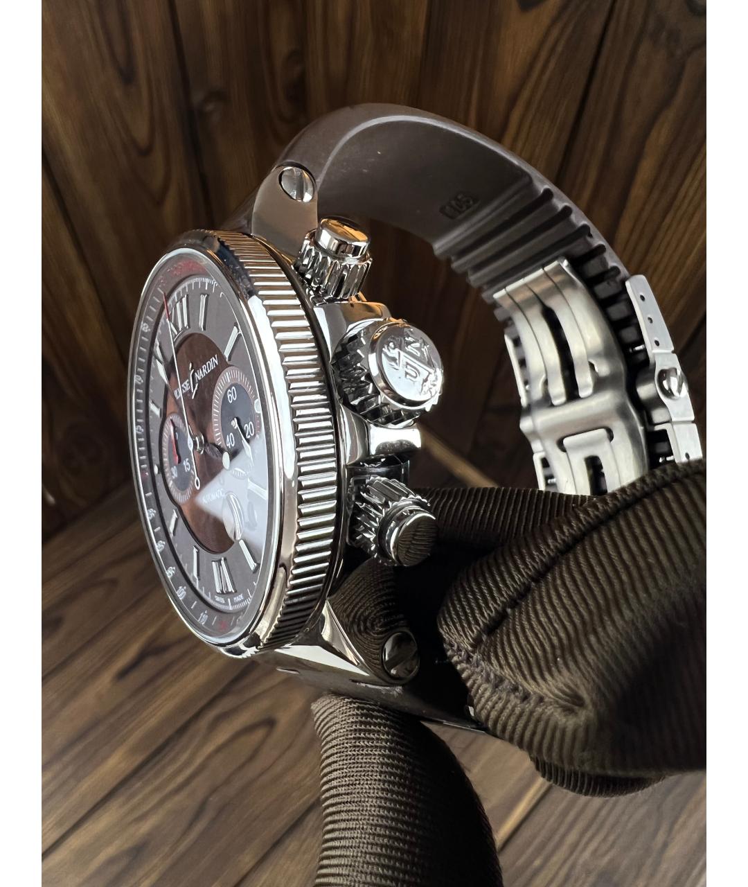 Ulysse Nardin Коричневые часы, фото 3