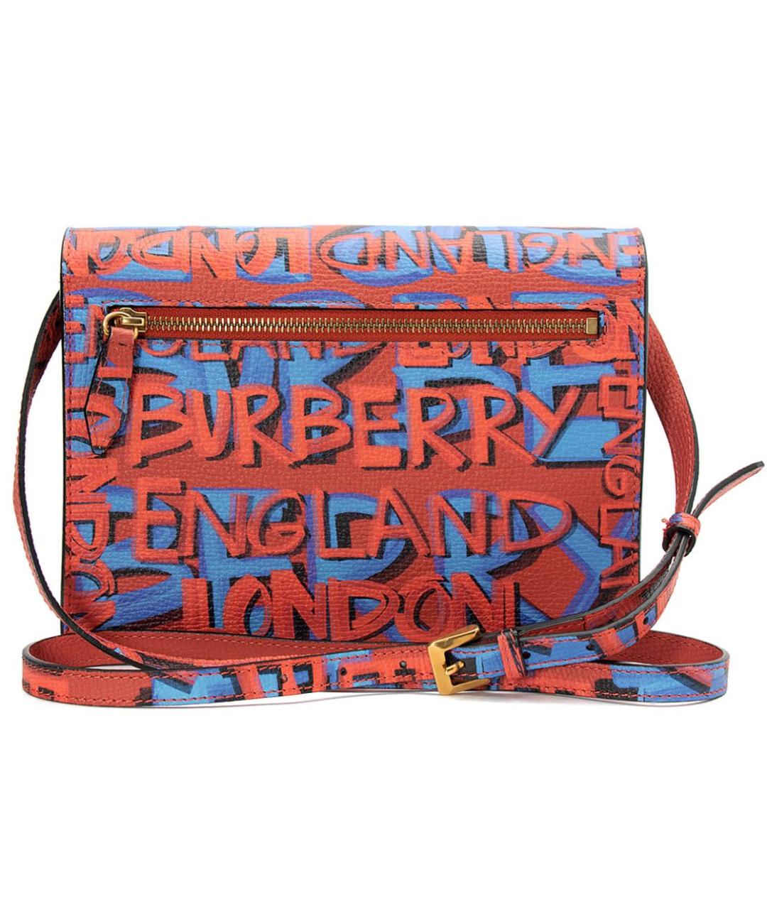 BURBERRY Мульти кожаная сумка через плечо, фото 3