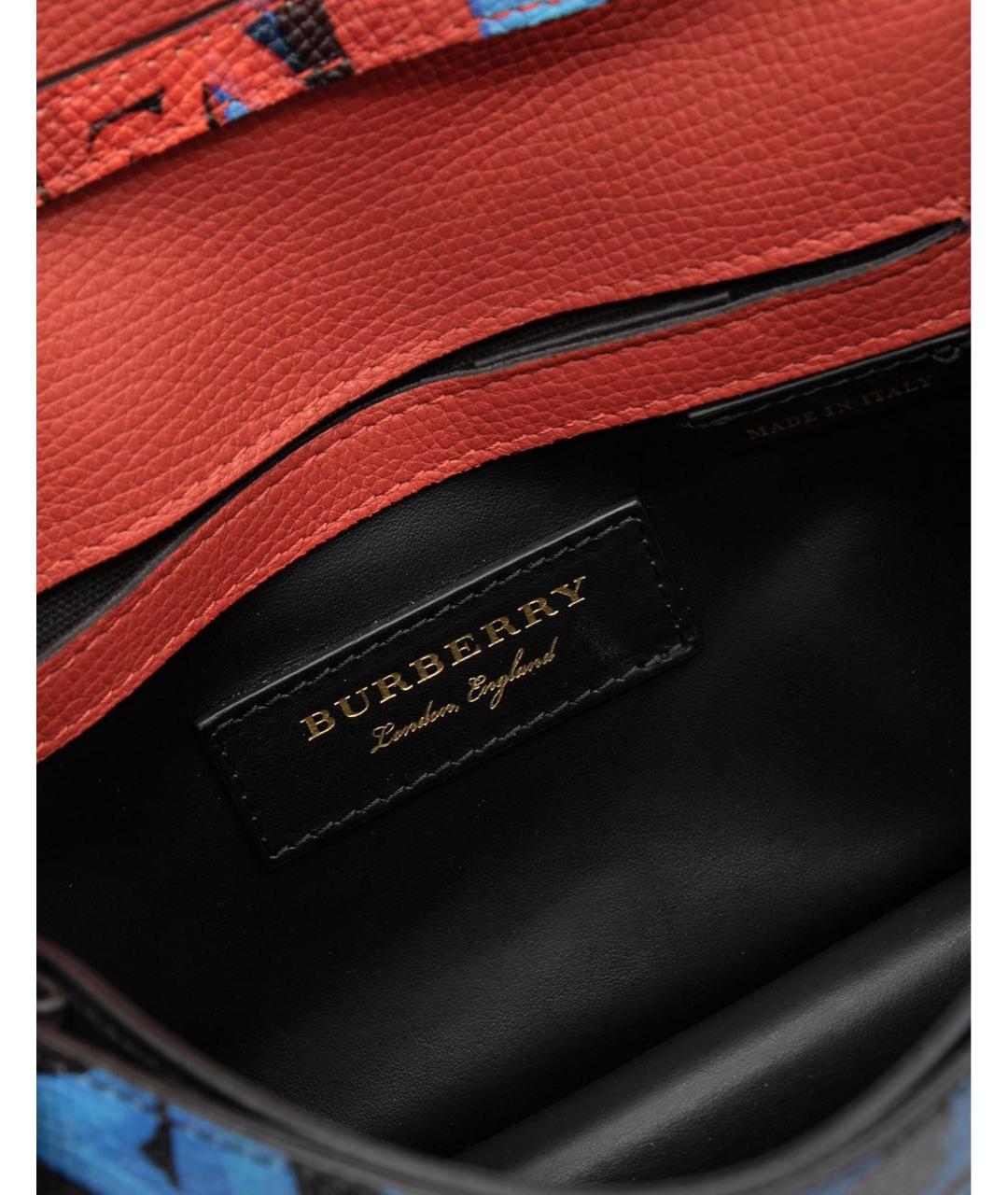 BURBERRY Мульти кожаная сумка через плечо, фото 4