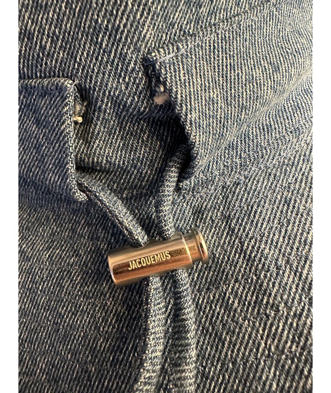 JACQUEMUS Темно-синяя хлопковая панама, фото 2