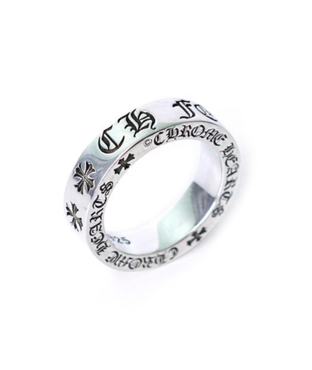 CHROME HEARTS Серебряное серебряное кольцо, фото 2