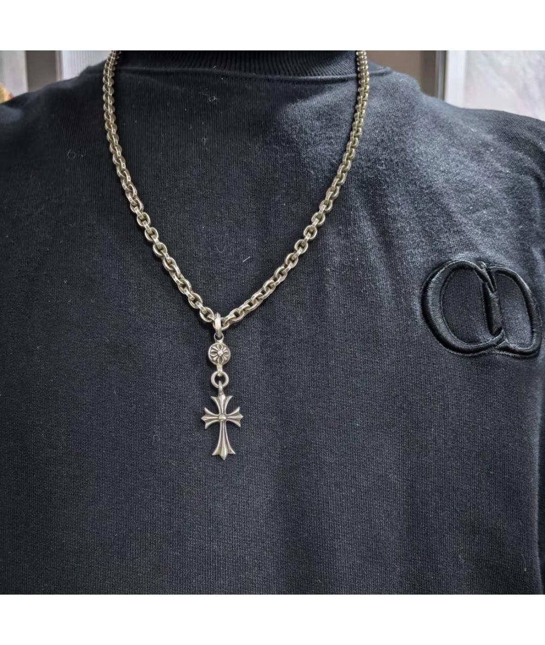 CHROME HEARTS Серебряная серебряная цепочка/подвеска, фото 4