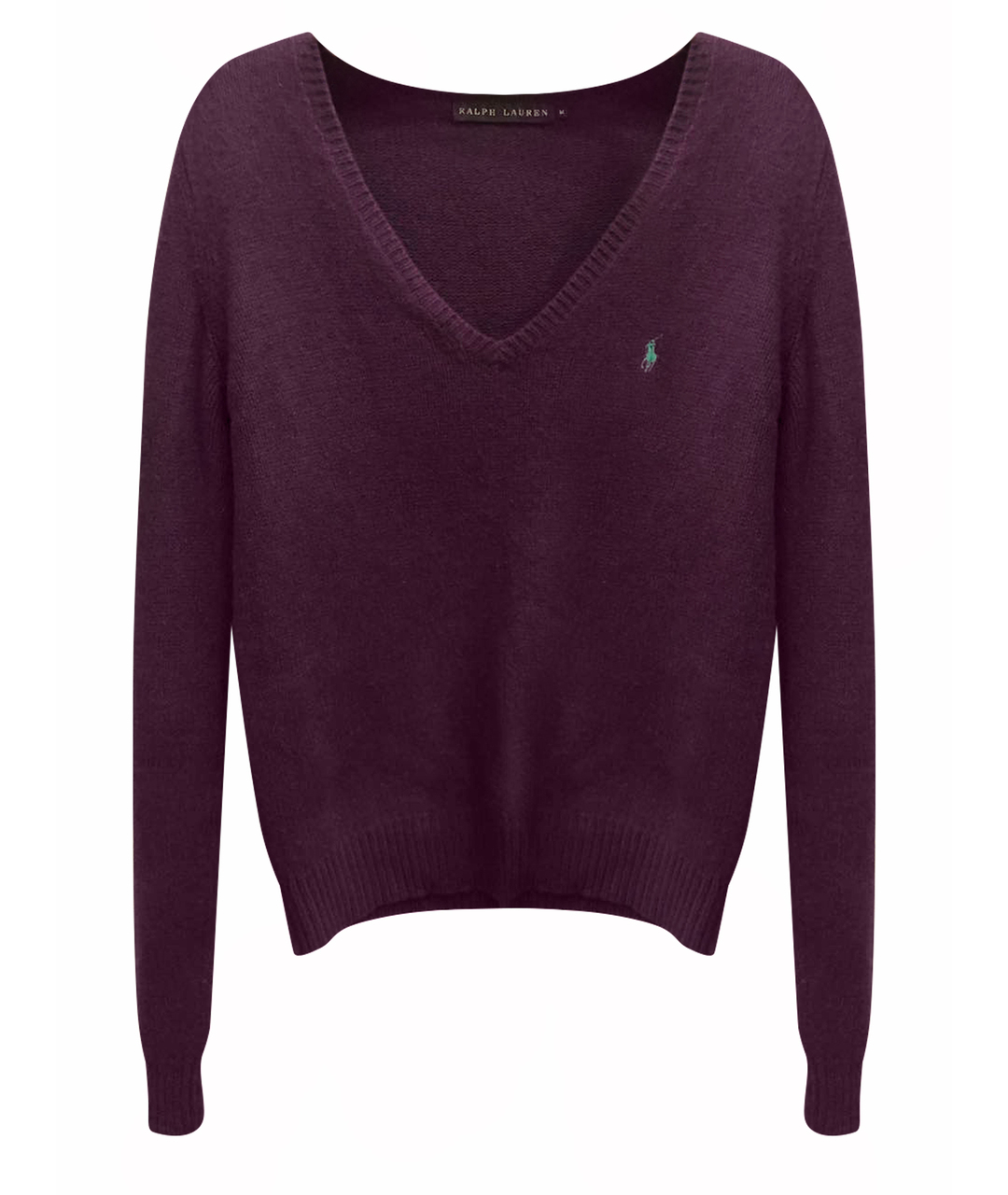 RALPH LAUREN Фиолетовый кашемировый джемпер / свитер, фото 1