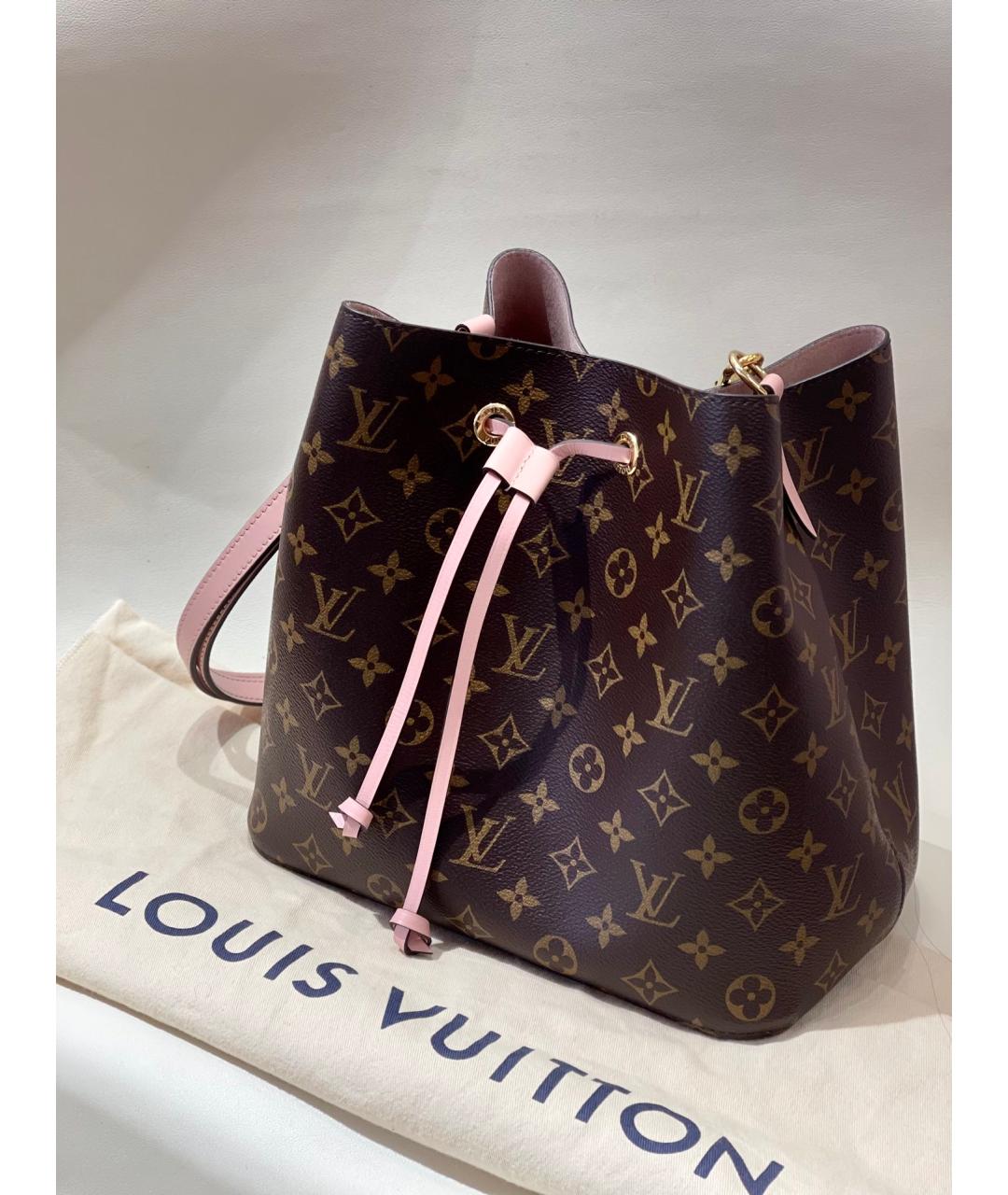 LOUIS VUITTON Коричневая сумка через плечо, фото 7