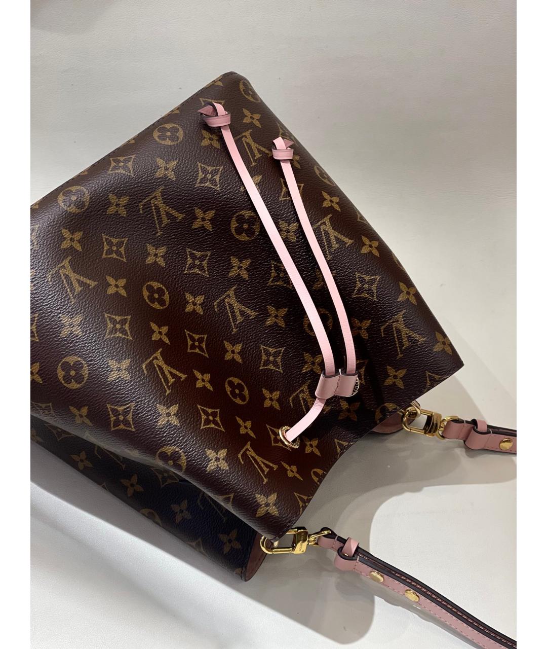 LOUIS VUITTON Коричневая сумка через плечо, фото 5