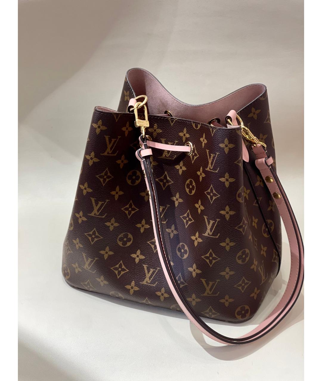 LOUIS VUITTON Коричневая сумка через плечо, фото 3