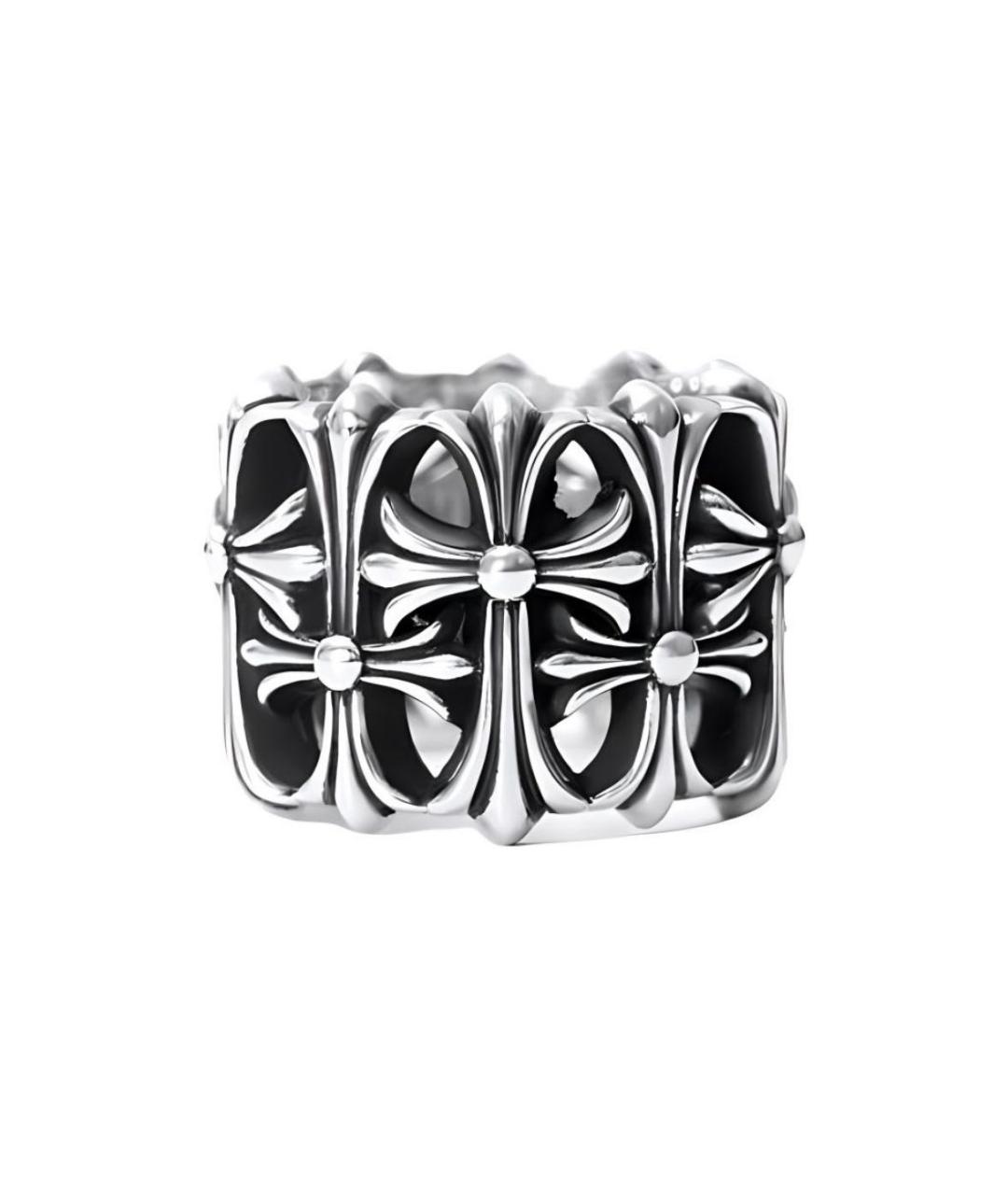 CHROME HEARTS Серебряное серебряное кольцо, фото 6