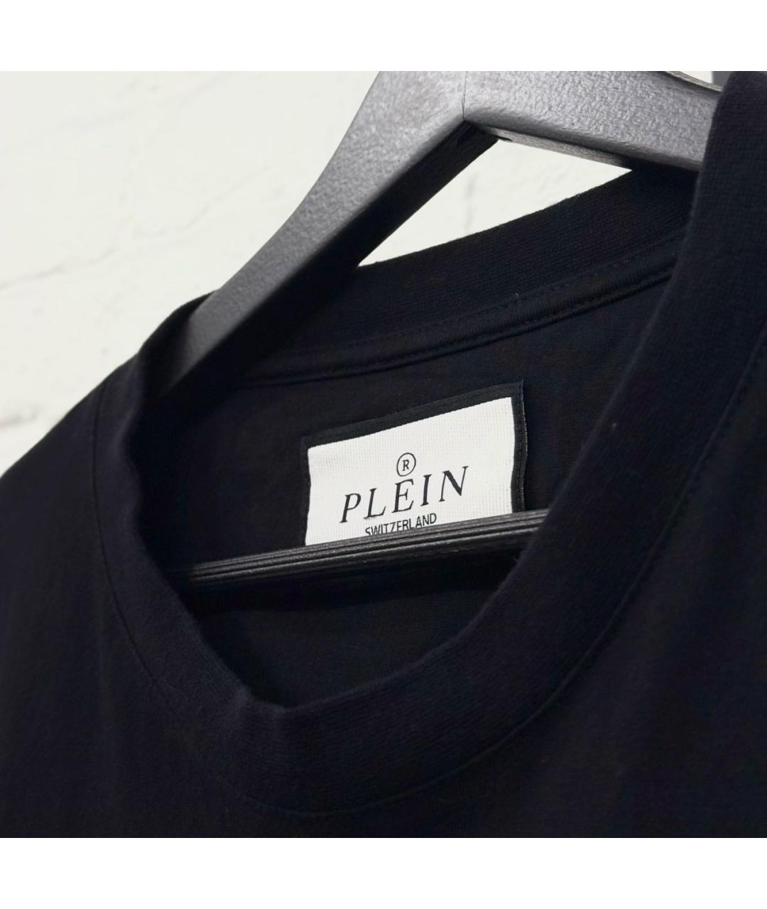 PHILIPP PLEIN Черная хлопковая футболка, фото 4
