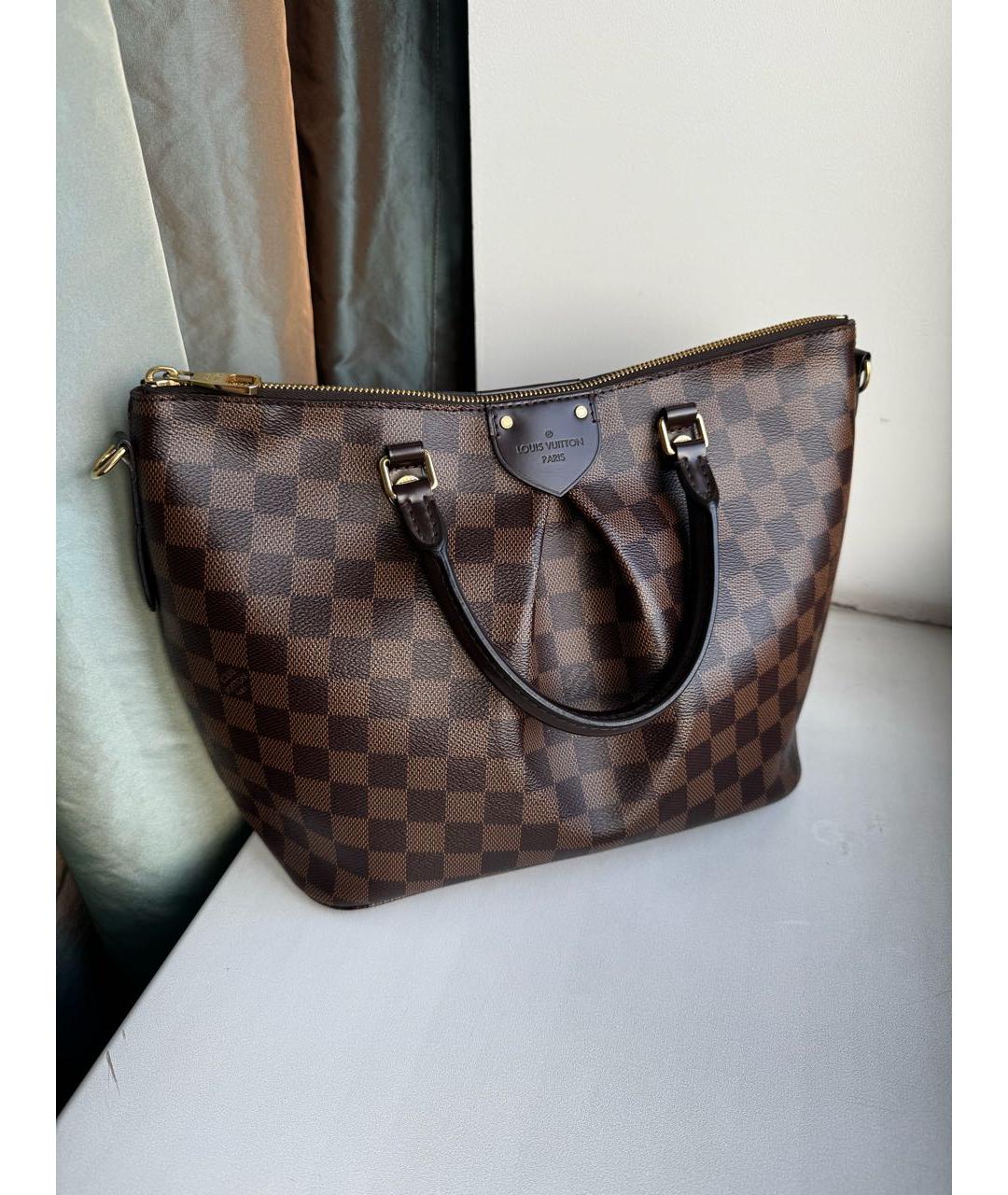 LOUIS VUITTON Коричневая сумка с короткими ручками, фото 9