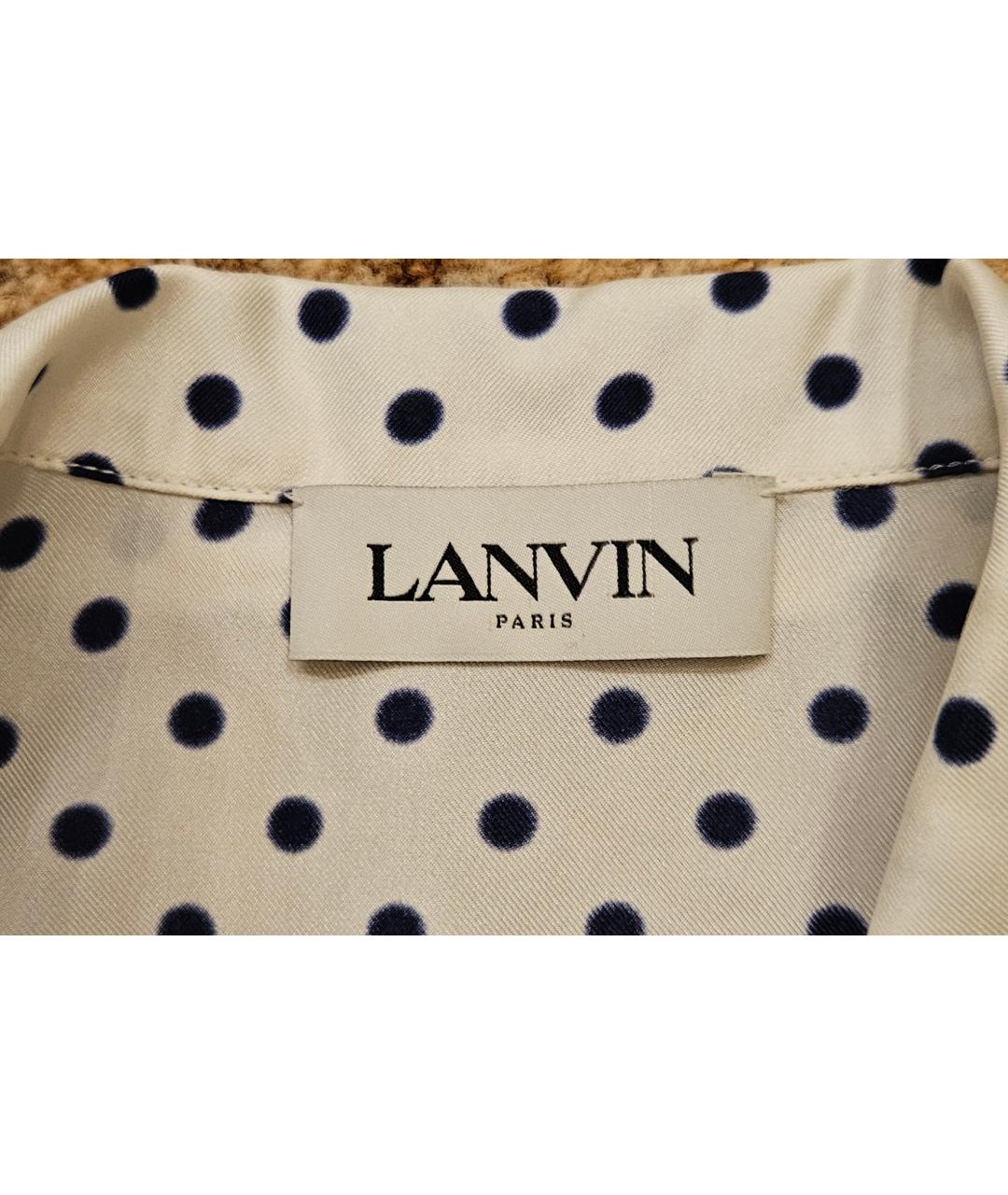 LANVIN Мульти шелковая блузы, фото 3