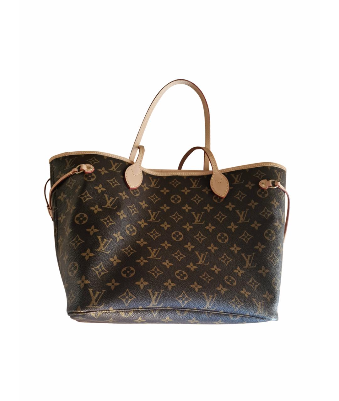LOUIS VUITTON Коричневая сумка через плечо, фото 1